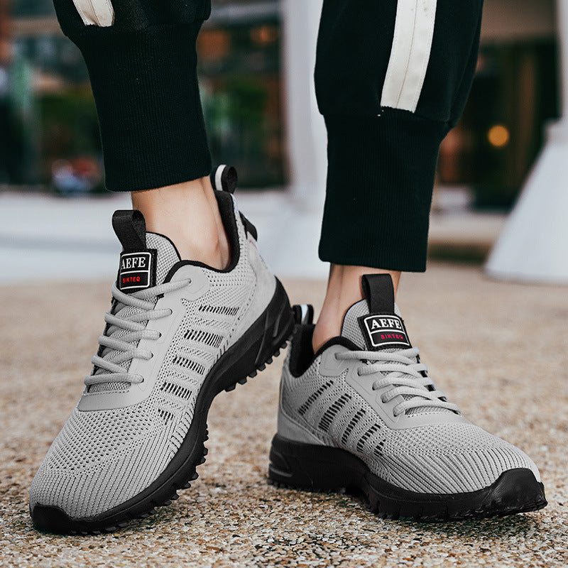 Unisex atmungsaktive Strick-Performance-Sneaker mit gepolsterter Air‑Zwischensohle Drune