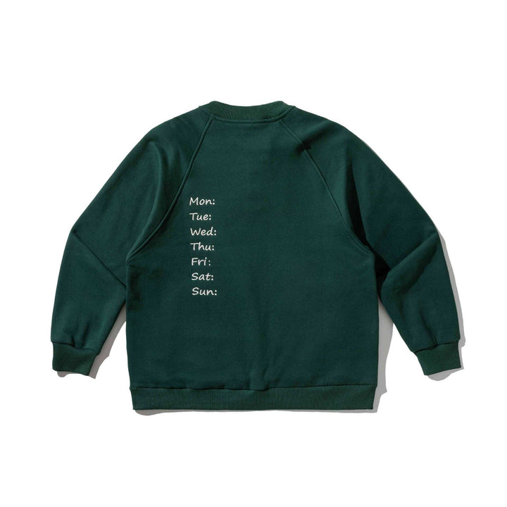 Herren Sweatshirt mit Knopfleiste im Henley‑Stil, Raglanärmeln und aufgesetzten Rundtaschen Drune