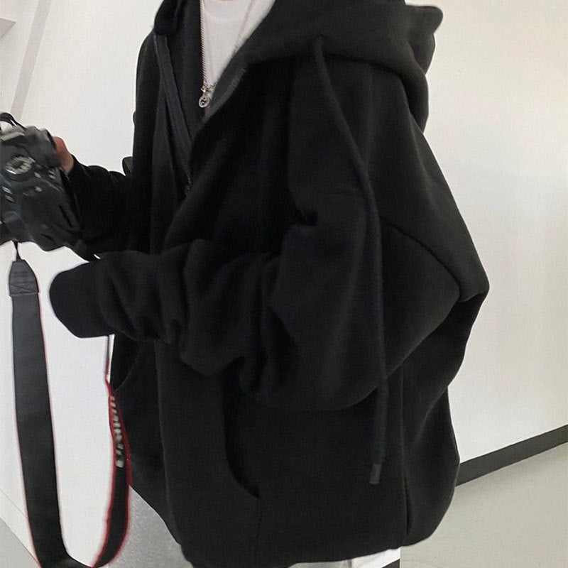 Damen lässiger Zip-Hoodie mit oversized Schnitt und praktischen Taschen Drune