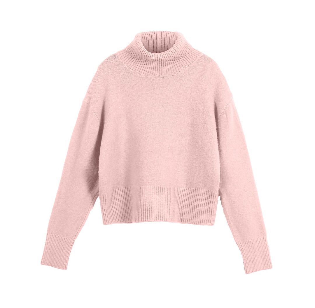 Damen kuscheliger Rollkragenpullover Drune