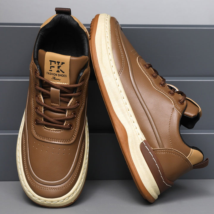 Herren Sportliche Leder Sneaker Drune