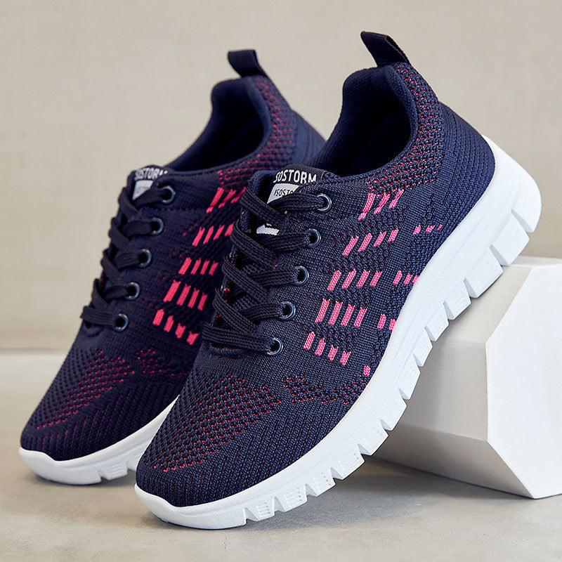 Damen Hochleistungs Atmungsaktive Lauf Sneakers mit Gepolstertem Support Drune