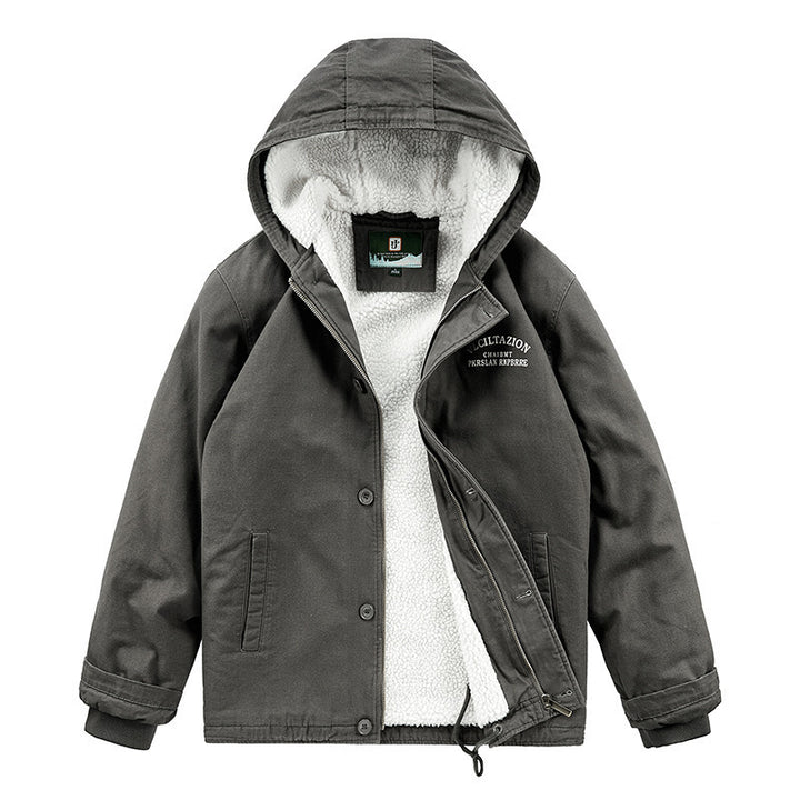 Damen Modische Übergangsjacke mit Fleecefutter Drune