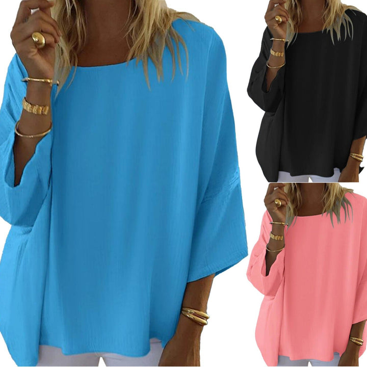 Damen Leichte Batwing Bluse Drune