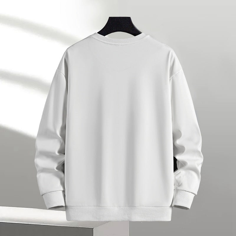 Unisex Oversize‑Sweatshirt mit Pinsel‑Print & geripptem Saum Drune