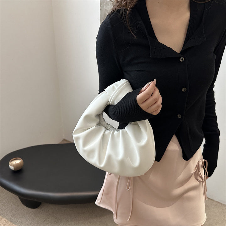 Damen Designer-Handtasche mit innovativem Falt-Design und weicher Silhouette Drune