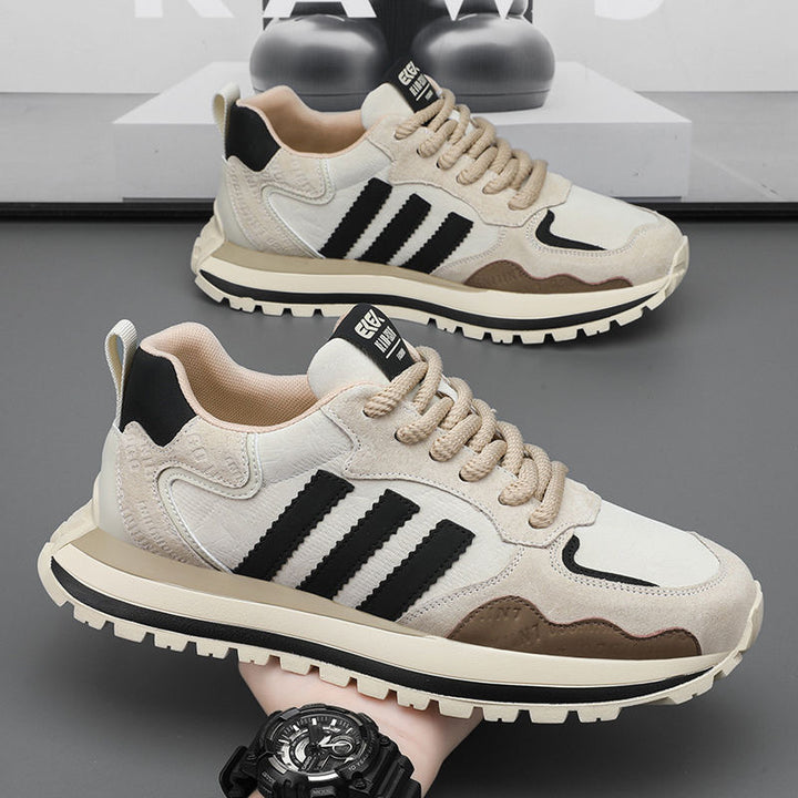 Herren Retro-Sneaker mit Wildleder-Overlays und gedämpfter Profilsohle Drune
