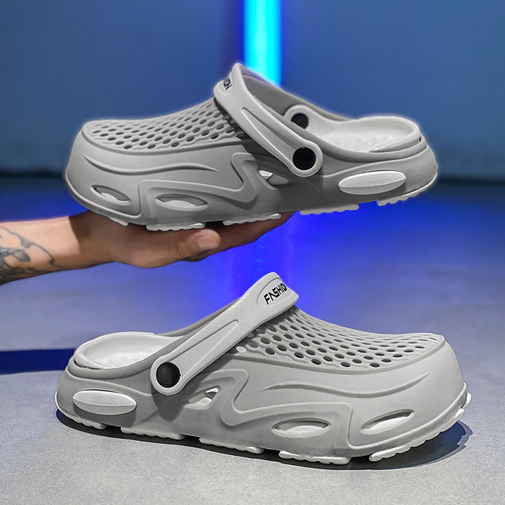 Herren Atmungsaktive Clogs mit verstellbarem Riemen Drune