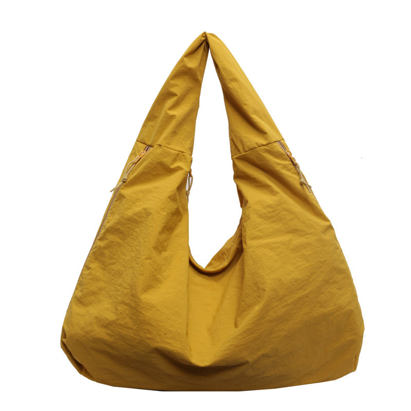 Damen Modern Stoff Hobo Tasche Drune