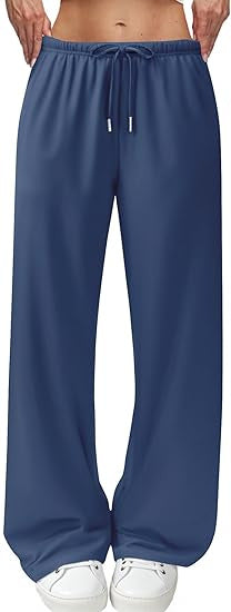 Damen luftige Freizeithose mit Kordelzug Drune