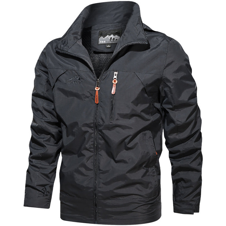 Herren Sportliche Übergangsjacke mit abnehmbarer Kapuze Drune