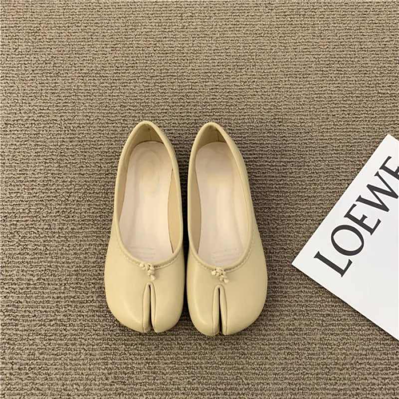 Damen Ballerinas mit eleganter Schlitz-Details und bequemer Innensohle Drune