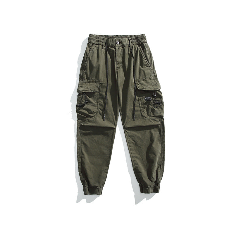 Herren Utility-Cargo-Joggerhose mit elastischem Komfortbund und Multifunktions-Taschen Drune