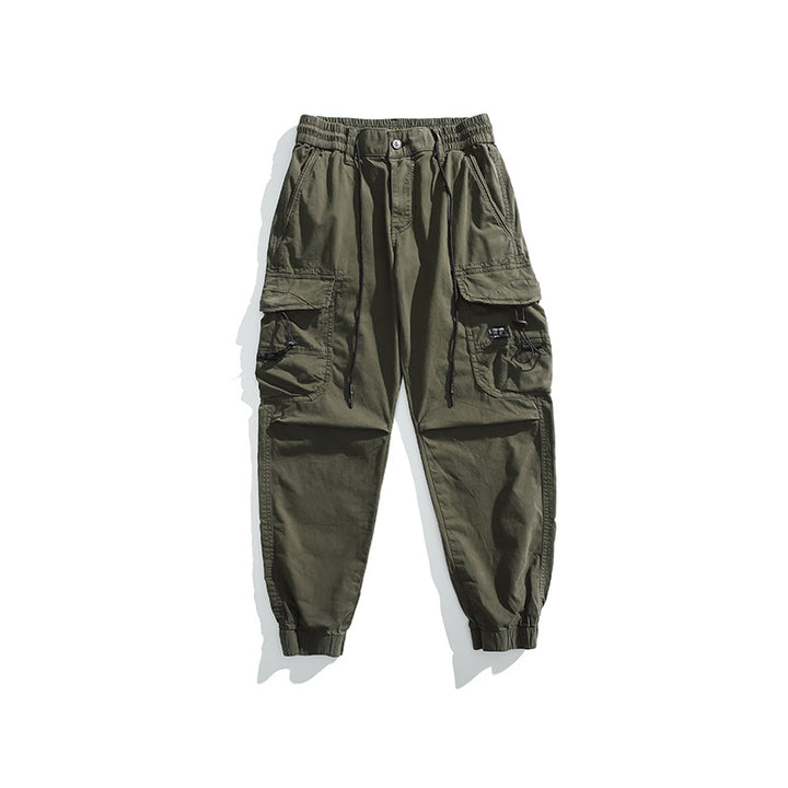 Herren Utility-Cargo-Joggerhose mit elastischem Komfortbund und Multifunktions-Taschen Drune