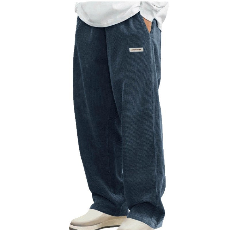 Herren Modische Cordhose Drune