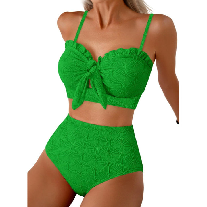 Damen Bikiniset mit hochgeschnittener Hose Drune
