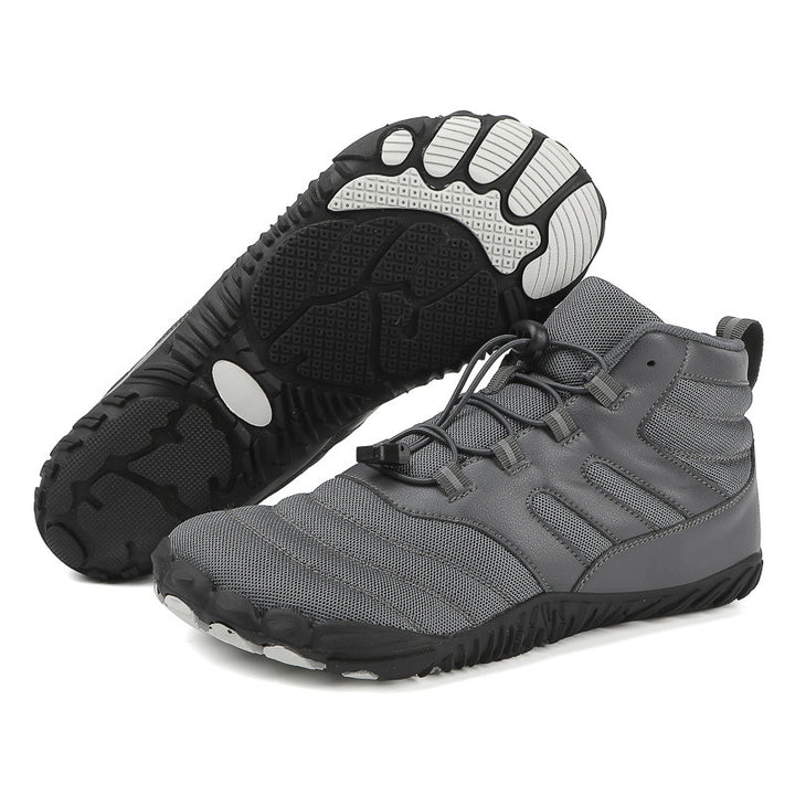 Unisex nan knöchelhoher barfußähnlicher Wassersportschuh mit Schnellzug-Schnürung und flexibler Profilsohle Drune
