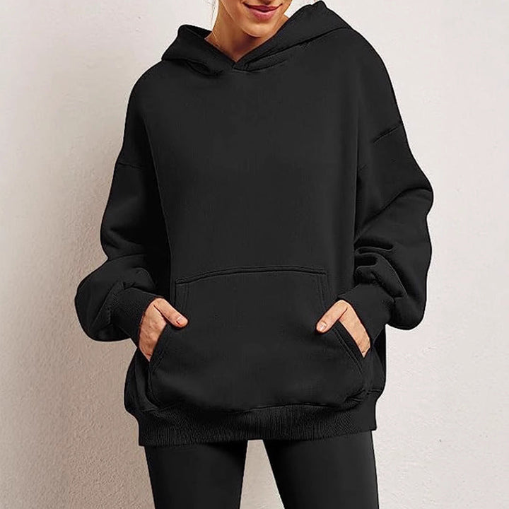 Damen bequemer Kapuzenpullover Drune