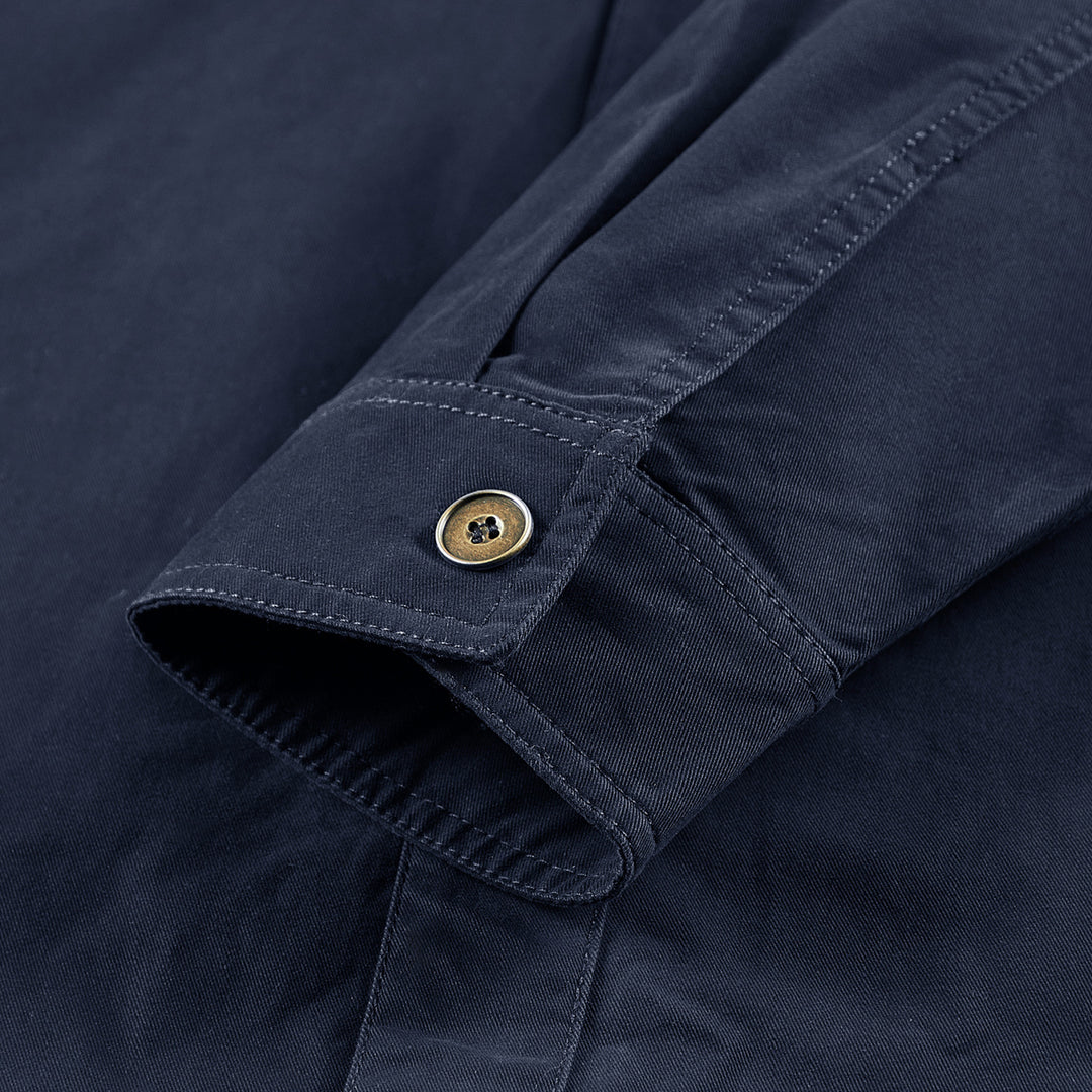 Herren klassische Langarm-Hemdjacke Drune