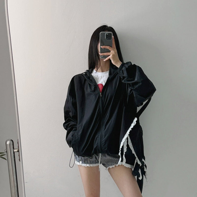 Damen sportliche Übergangsjacke mit Reißverschluss Drune