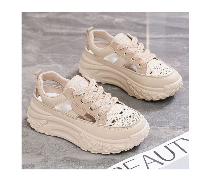 Damen Sportliche Sneaker mit luftiger Netzstruktur und extra hohem Komfort Drune