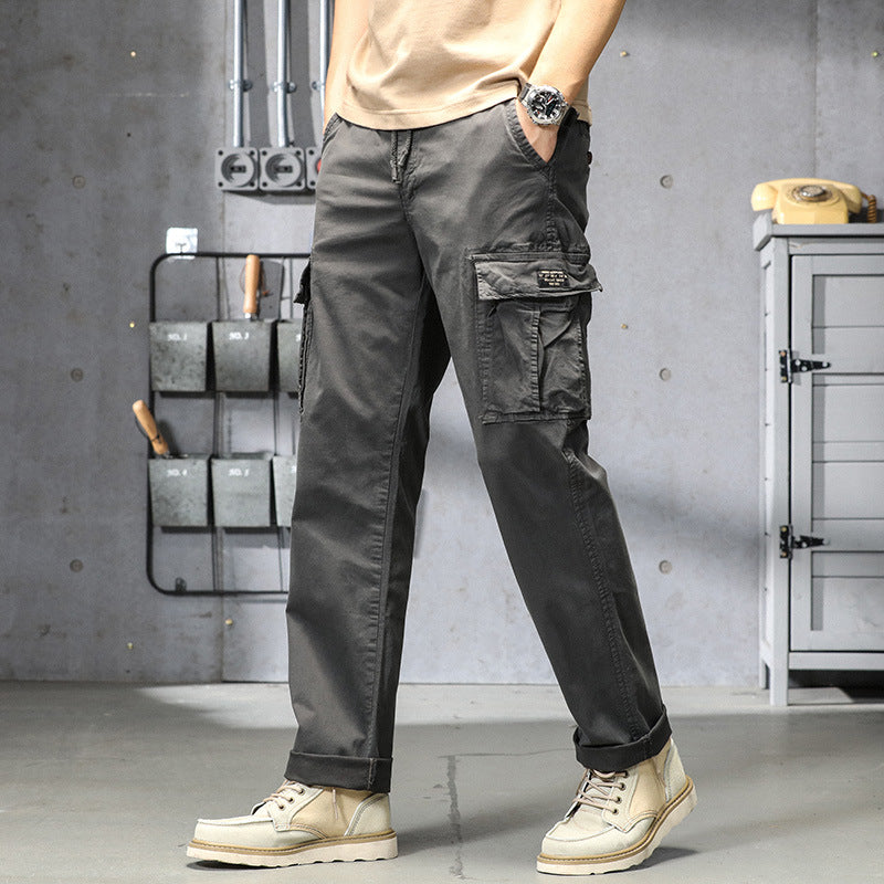 Herren Urbaner Ripstop-Cargo-Jogger mit elastischem Komfortbund und Mehrfach‑Klappentaschen Drune