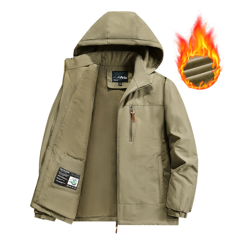 Herren Technische wasserabweisende Outdoor-Jacke Drune