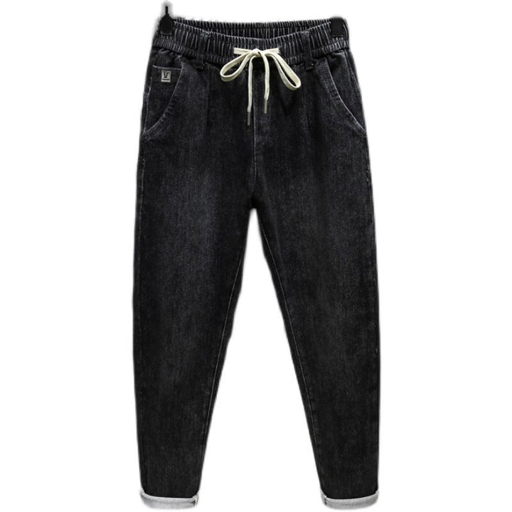 Herren Lässige Denim Jogginghose Drune