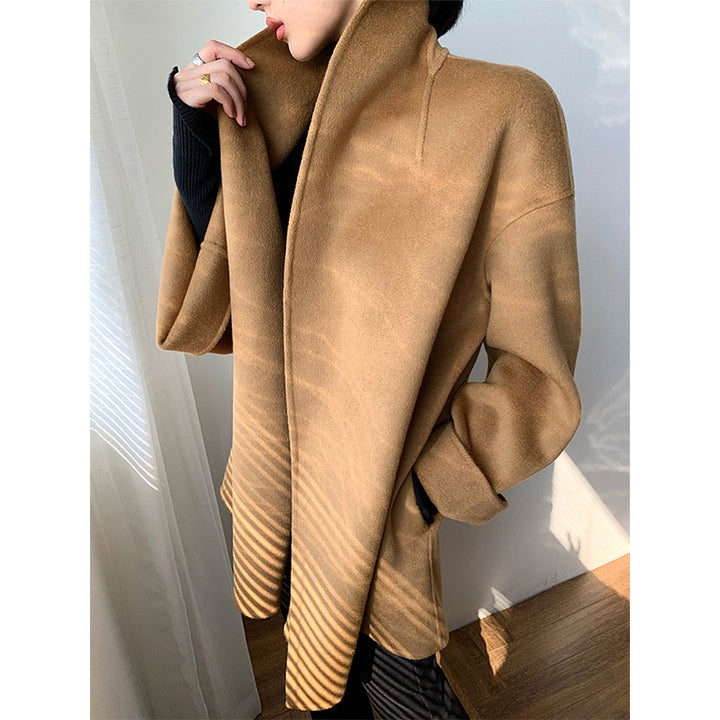 Damen Wickeljacke mit Taillengürtel Drune