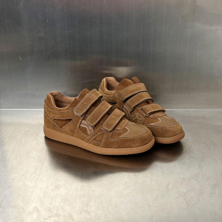 Damen Sneakers mit doppeltem Klettverschluss und weicher Schaumstoffdämpfung Drune
