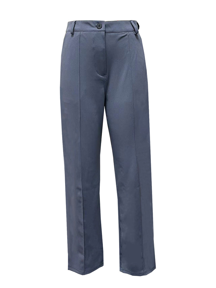 Damen nan taillierter Blazer-Hosen Businessanzug aus Stretchstoff Drune