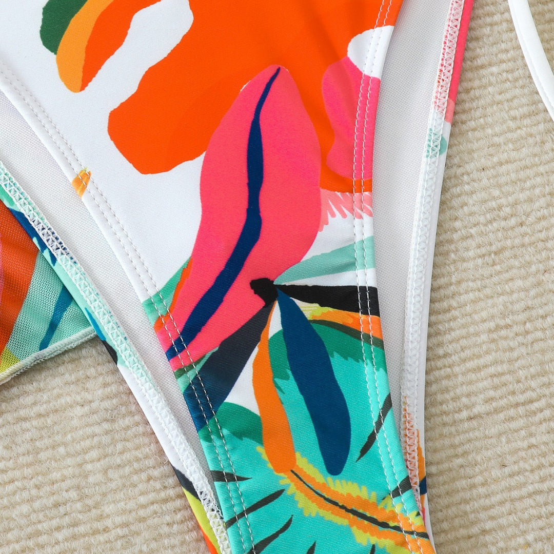 Damen Bikiniset mit lässigem Strandkleid Drune