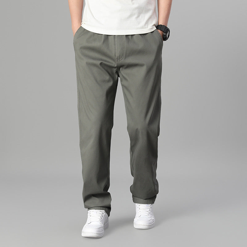 Herren Bequeme Chino-Hose Drune