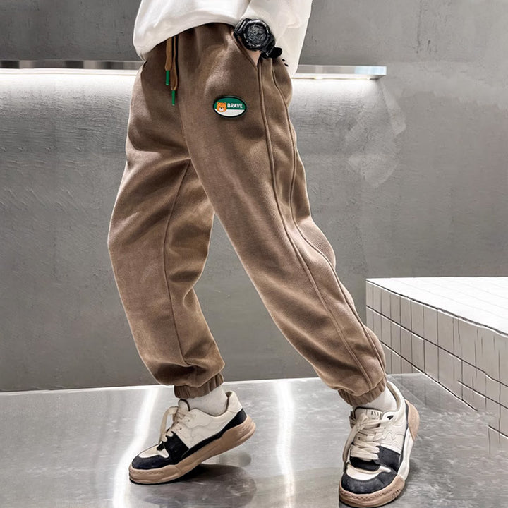 Unisex Freizeit Jogginghose mit elastischem Bund Drune