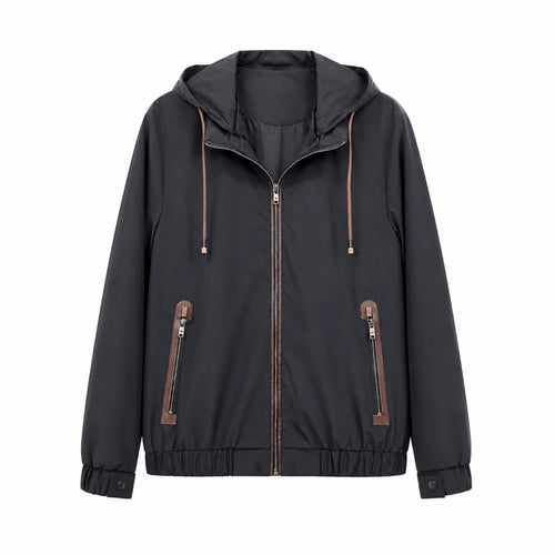 Herren Sportliche Übergangsjacke mit Kapuze Drune