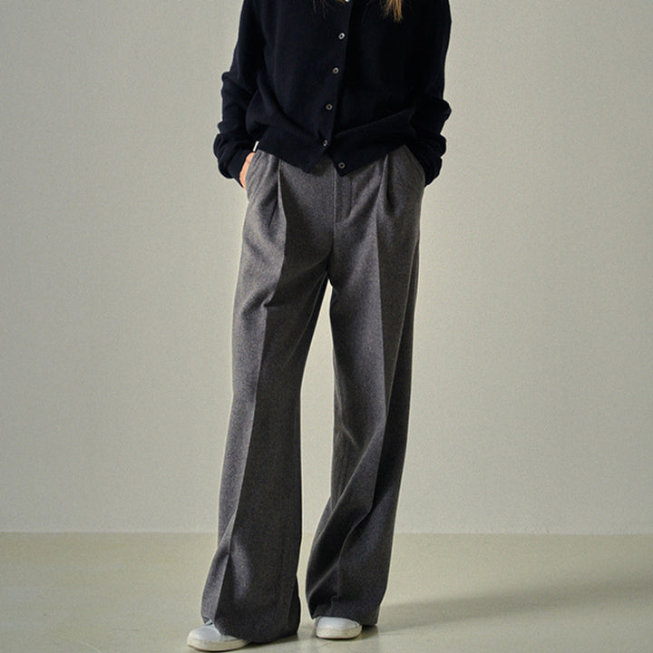 Damen elegante weite Anzughose Drune