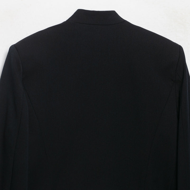 Damen Cropped Militärinspirierte Kurzjacke mit dekorativer Goldborte Drune