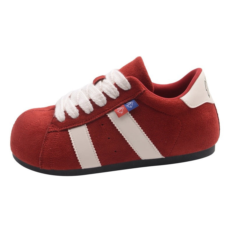 Damen Bequeme Sneaker mit modischer Schnürung und weichem Wildlederobermaterial Drune