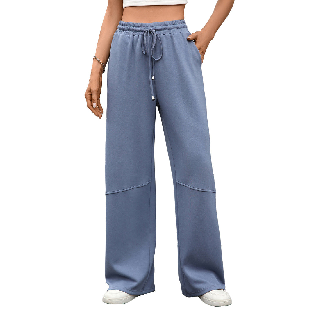 Damen Weite Freizeithose mit elastischem Bund und seitlichen Taschen Drune