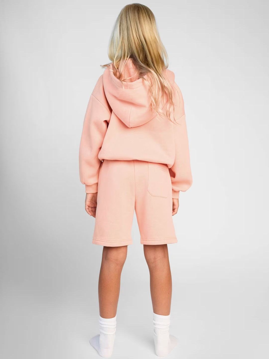 Damen Sportliches Kurzarm-Set mit Kapuze und bequemen Shorts Drune