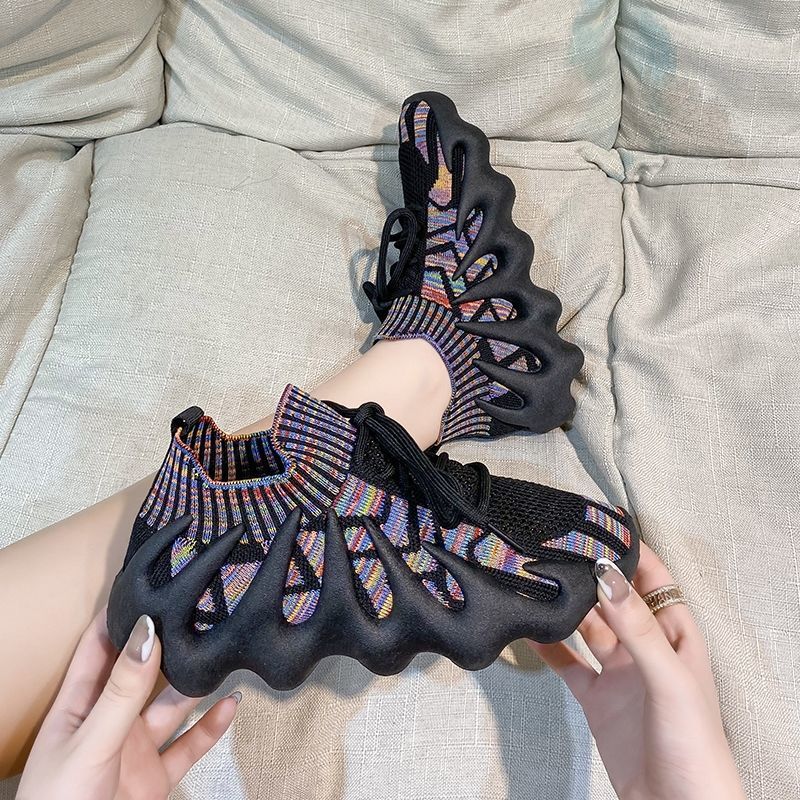 Damen futuristische Lifestyle Sneakers Drune