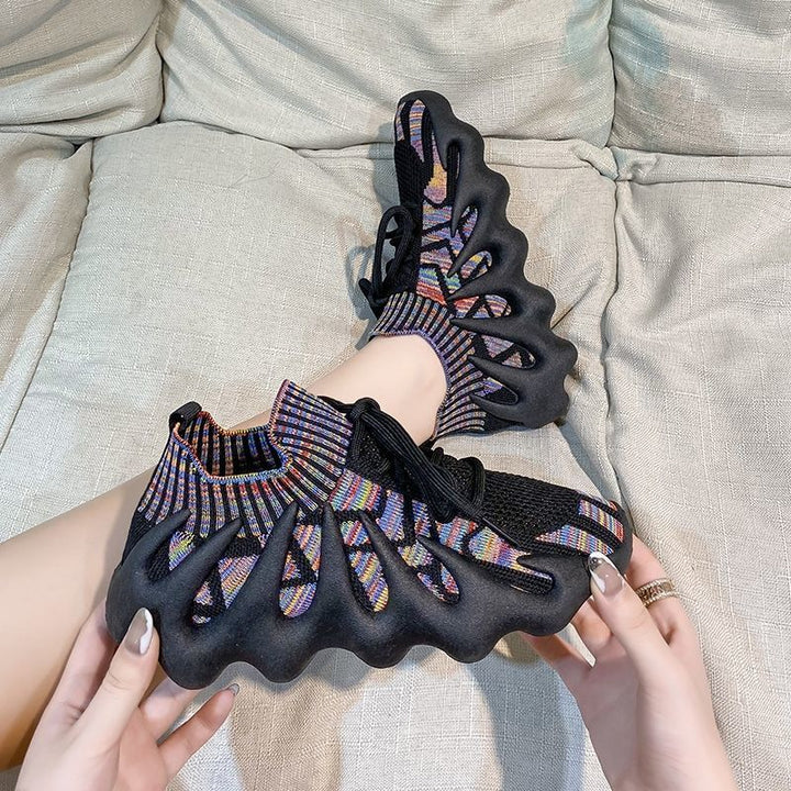 Damen futuristische Lifestyle Sneakers Drune