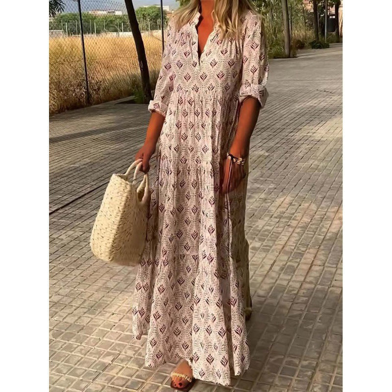 Damen Maxi-Kleid Drune