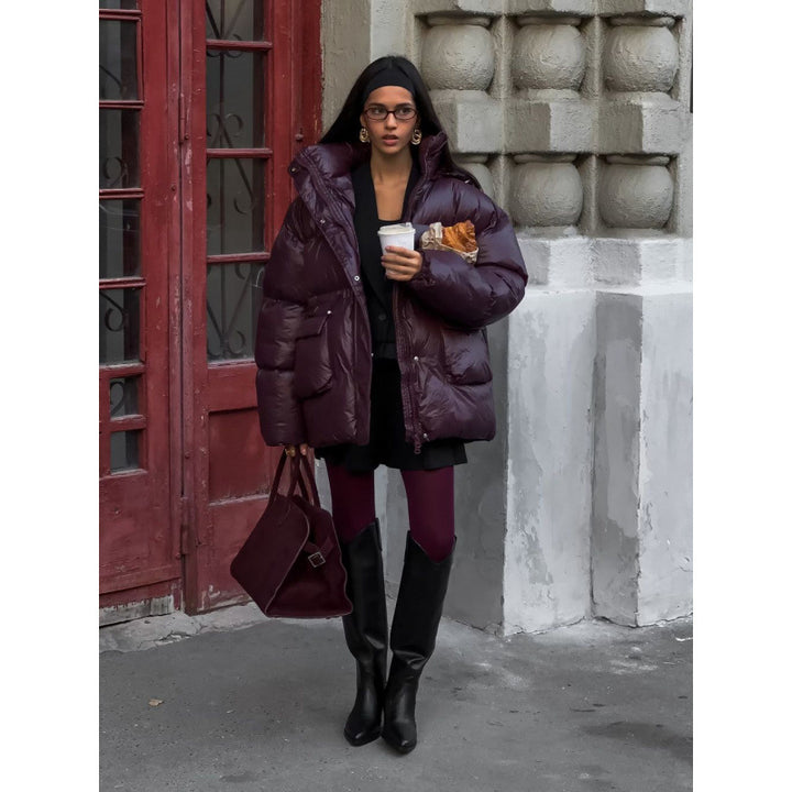 Damen Übergangsjacke mit verstellbarem Kordelzug und Kapuze Drune