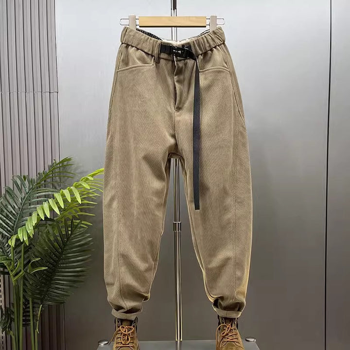 Herren Lässige und bequeme Cordhose Drune