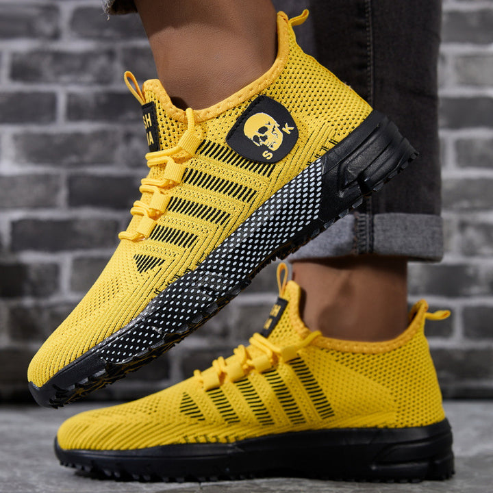 Herren Strick-Sockensneaker mit robuster Trail-Profilsohle und gepolstertem Komfortfußbett Drune