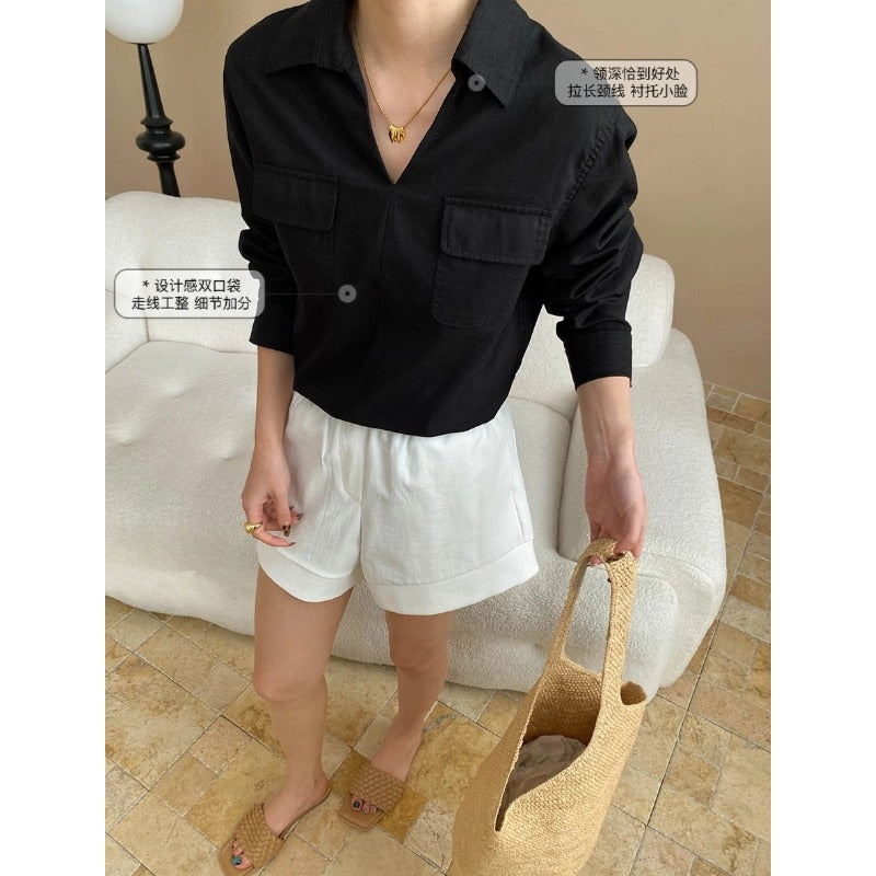 Damen figurbetonter Rock mit eleganten Nadelstreifen und asymmetrischem Saum Drune