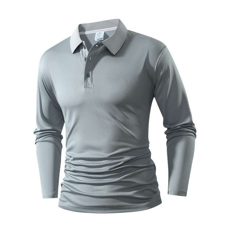 Herren Langarm Poloshirt Drune
