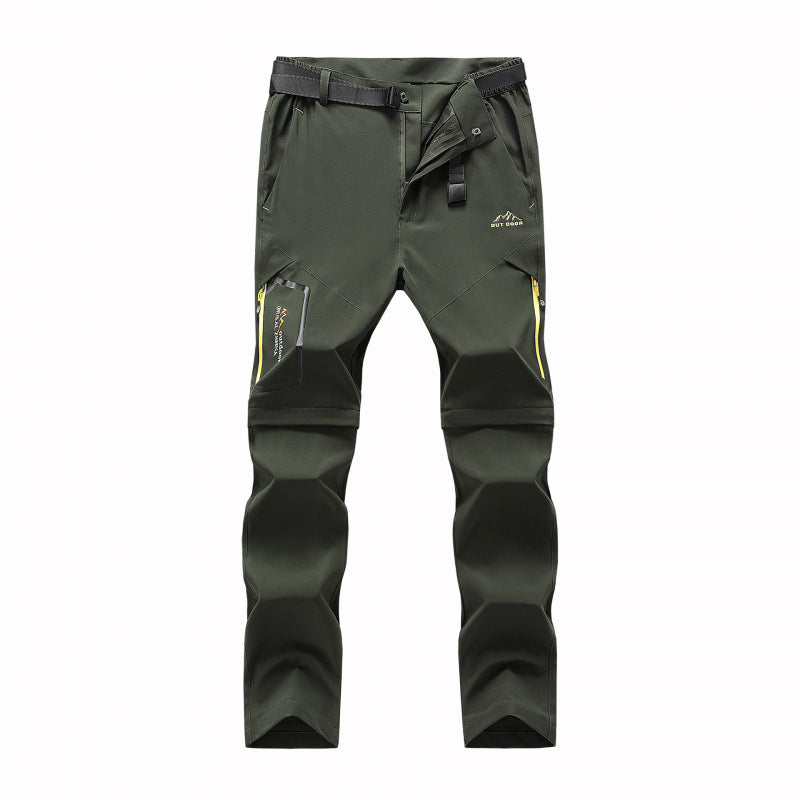 Damen multifunktionale Outdoor-Hose mit elastischem Bund und praktischen Reißverschlusstaschen Drune