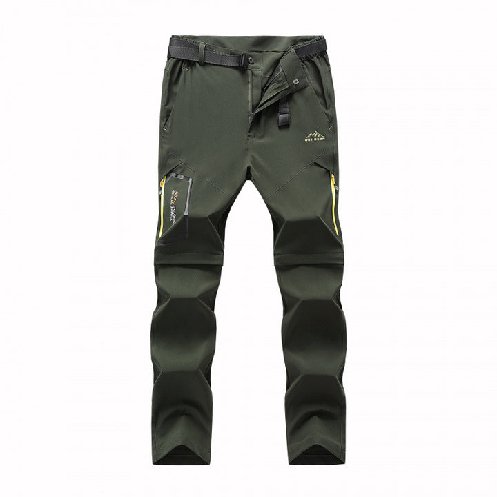 Damen multifunktionale Outdoor-Hose mit elastischem Bund und praktischen Reißverschlusstaschen Drune